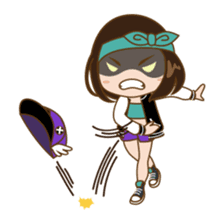 Chibi Korean Girl sticker #9630891