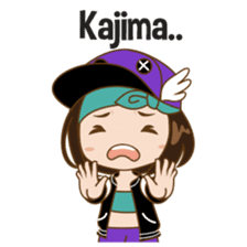 Chibi Korean Girl sticker #9630894