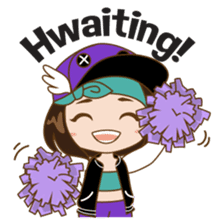 Chibi Korean Girl sticker #9630896