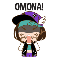 Chibi Korean Girl sticker #9630902