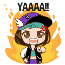 Chibi Korean Girl sticker #9630903