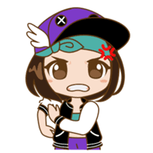 Chibi Korean Girl sticker #9630906