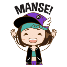 Chibi Korean Girl sticker #9630909