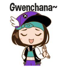 Chibi Korean Girl sticker #9630910