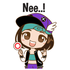 Chibi Korean Girl sticker #9630912