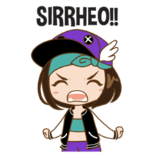 Chibi Korean Girl sticker #9630915