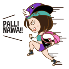 Chibi Korean Girl sticker #9630916