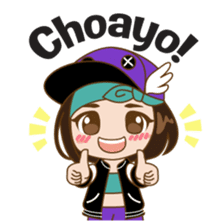 Chibi Korean Girl sticker #9630917