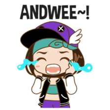 Chibi Korean Girl sticker #9630919