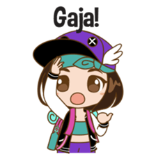 Chibi Korean Girl sticker #9630921