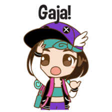 Chibi Korean Girl sticker #9630921