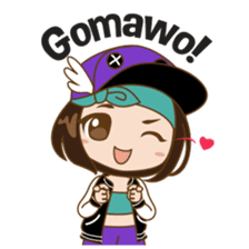 Chibi Korean Girl sticker #9630922