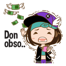 Chibi Korean Girl sticker #9630927