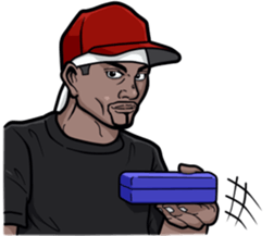 Rapper of kumamoto 2 sticker #9631404