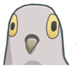 The surreal Pigeon sticker #9631729