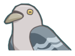 The surreal Pigeon sticker #9631733