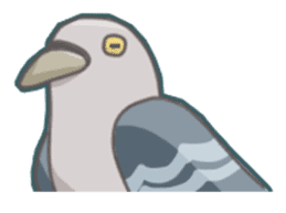 The surreal Pigeon sticker #9631733