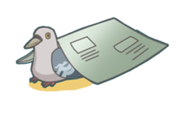 The surreal Pigeon sticker #9631734