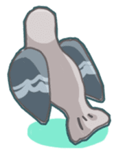 The surreal Pigeon sticker #9631738