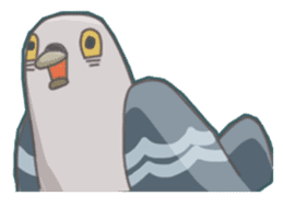The surreal Pigeon sticker #9631740
