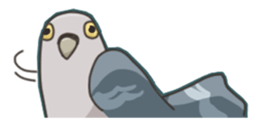 The surreal Pigeon sticker #9631742