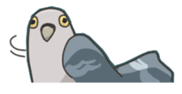 The surreal Pigeon sticker #9631742