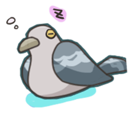 The surreal Pigeon sticker #9631746