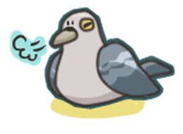 The surreal Pigeon sticker #9631751