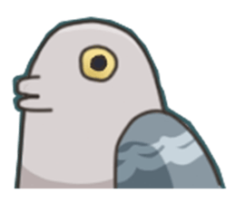 The surreal Pigeon sticker #9631754
