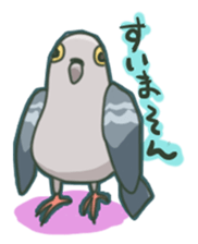 The surreal Pigeon sticker #9631763