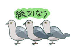 The surreal Pigeon sticker #9631766