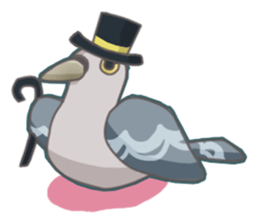 The surreal Pigeon sticker #9631767