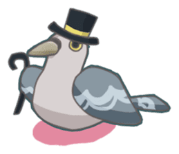 The surreal Pigeon sticker #9631767
