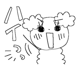 Poodle 1 sticker #9632417