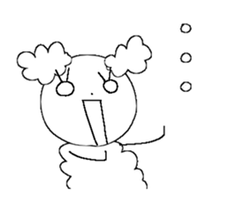 Poodle 1 sticker #9632435