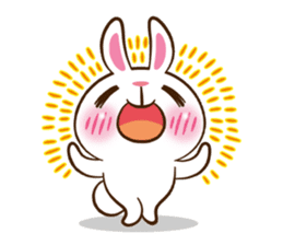 Molly the rabbit 2 by Trill sticker #9632891