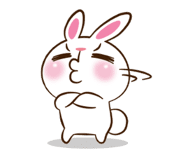 Molly the rabbit 2 by Trill sticker #9632920