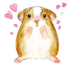 Capybara and Guinea pigs sticker #9633930