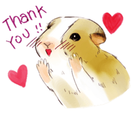 Capybara and Guinea pigs sticker #9633937