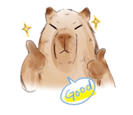 Capybara and Guinea pigs sticker #9633938
