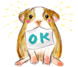 Capybara and Guinea pigs sticker #9633939
