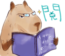 Capybara and Guinea pigs sticker #9633944