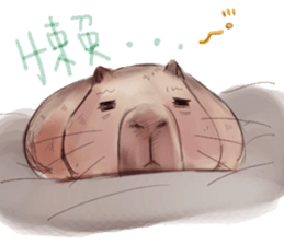 Capybara and Guinea pigs sticker #9633958