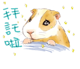 Capybara and Guinea pigs sticker #9633961