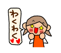 Orange chan.3 sticker #9634422
