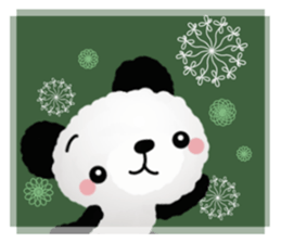 Panda cute plumply sticker #9634448