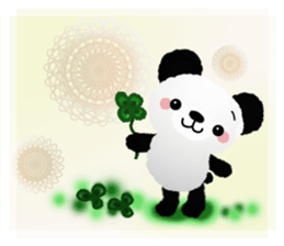 Panda cute plumply sticker #9634451