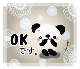 Panda cute plumply sticker #9634459