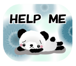 Panda cute plumply sticker #9634469