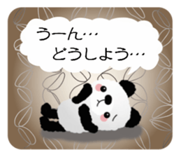 Panda cute plumply sticker #9634477